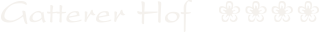 Logo - Gattererhof